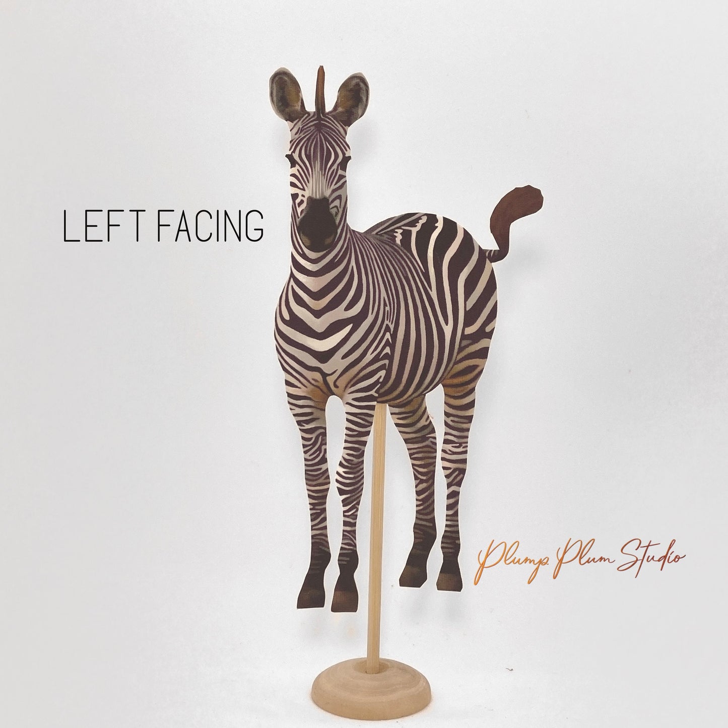 Zebra decal, realistic illustrated zebra sticker, peel/stick, light switch decal, cute African decal, luxury fabric texture vinyl, car decal
