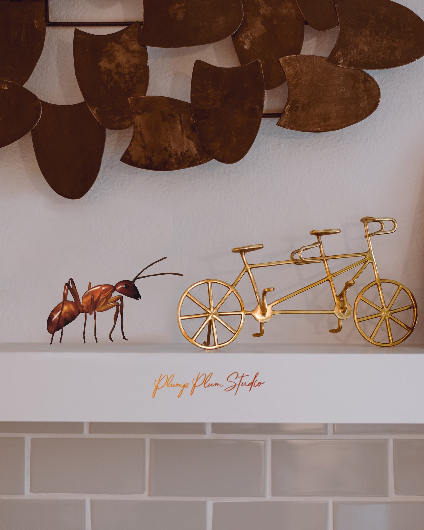 Realistic ant decal, indoor/outdoor vinyl ant sticker, unique cute little brown ant, nature lover gift, light switch, luxury vinyl car decal